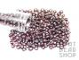 Size 6-0 Seed Beads - Transparent Silver Lined Amethyst